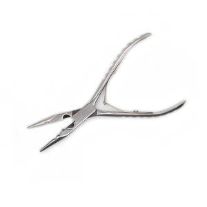 Pince à extensions capillaires réutilisable en acier inoxydable de haute qualité, fabrication professionnelle, faible MOQ (10 pièces), service OEM pour salons - Product Image 1