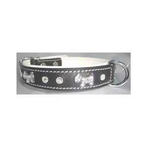 Top Listed Supplier of Highest Selling Pure Leather Made Rivets Decoration Pet Friendly Adjustable Belt Dog Collar for Sale