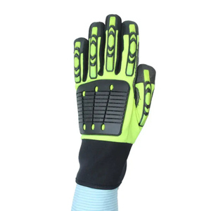 Gants de sécurité de mécanicien pour hommes de haute qualité cuir de protection respirant ignifuge haute visibilité équipement de défense personnelle - Product Image 2