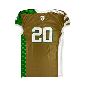 Jersey de fútbol americano cómodo ligero fabricación profesional tendencia servicio OEM Jersey de fútbol americano - Product Image 6