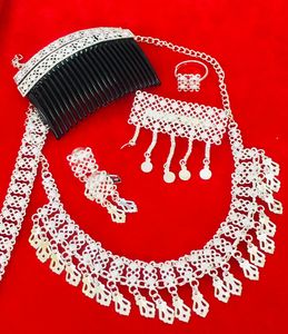 Handmade Designer Rhodium Plated Necklace for Ladies Classic Style Fashion Jewelry Wholesalers USA for Gift - Product Image 6