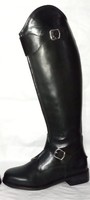Bottes d'équitation longues à fermeture éclair pour hommes, en cuir indien durable de haute qualité, pour le polo, marque personnalisée RS-5003