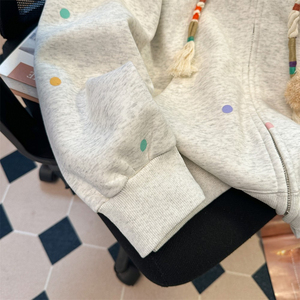 Hiver Version coréenne Tie Dye Print Loose All Fashion Casual Womens Hoodie New Top Coat for Women - Product Image 6