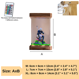 Lámpara de Resina Epoxi Personalizada, Lámpara de Resina Epoxi, Lámpara de Resina Epoxi Personalizada, Lámpara de Arte de Madera y Resina, Luz Nocturna Personalizada, Regalo Hecho a Mano, Cumpleaños - Product Image 4