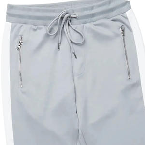 Survêtement à lacets avec LOGO personnalisé pour hommes Streetwear vintage de haute qualité Ensemble pantalon veste à fermeture éclair 100% coton grande taille pour - Product Image 4