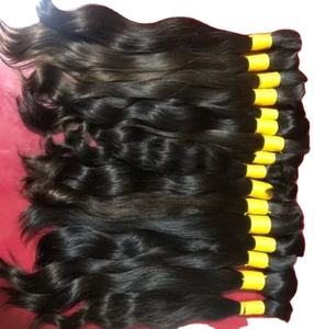 Extensions de cheveux humains indiens Remy en vrac couleur de cheveux naturels add-ons de haute qualité pour des tenues élégantes - Product Image 5