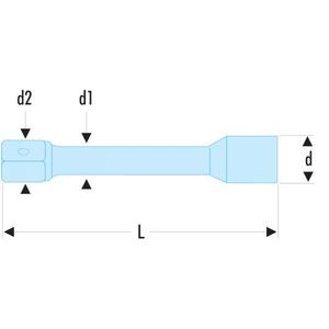 Extensions de douilles Facom 3/4'' - Product Image 2