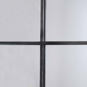 Vintage Black Oversized Window Style Antique Farmhouse <strong>Industrial</strong> <strong>Wall</strong> <strong>Mirror</strong> - Product Image 5