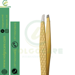 Pinzas de mango de acero de alta calidad para depilación astilla encarnada DIY Grado Gran precisión superficie de Punta dentada al por mayor - Product Image 5