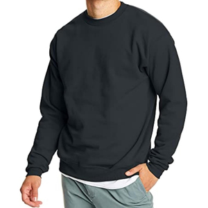 Fashionable High Quality Plain Streetwear Custom Made Sweatshirts Unisex Casual Blank Solid Color Active Wear basics Sweatshirt - Product Image 4