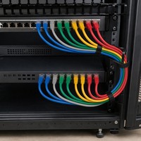 Cavo Patch Ethernet Cat6 UTP Multicolore 26AWG in Rame Solido RJ45 PVC, Lunghezza Personalizzabile per Test di Canali