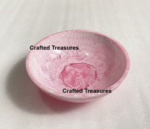 Tazón para Servir Ensaladas de Resina con Diseño Único en Espiral, para Vajilla, Decoración del Hogar, Alimentos, Postres y Sopas - Product Image 2