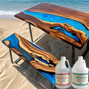 Résine époxy en gros pour bois, résine époxy transparente comme du cristal pour tables - Product Image 5