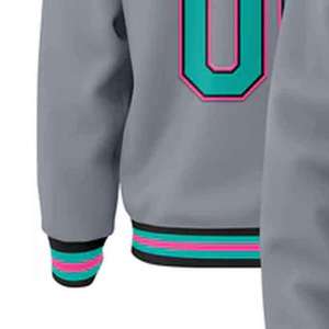 Vestes de baseball vintage en laine d'usine, vêtements de sport pour jeunes, coupe-vent, à capuche, vierges - Product Image 6