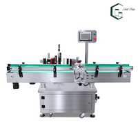 Machine d'étiquetage semi-automatique pour bouteilles rondes en plastique du Vietnam, électrique 220V haute fréquence, 20-40 pièces par minute