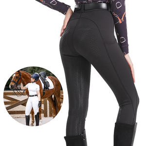 Obtenga Jodhpurs y Pantalones de Montar a Caballo Personalizados de Alta Elasticidad para Mujer, Obtenga Leggings de Equitación al por Mayor con Bolsillo, Estilo Ecuestre - Product Image 2