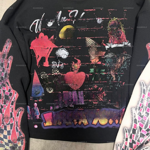 Venta al por mayor camiseta de alta calidad para hombre Camiseta de manga larga estilo caliente impresión último diseño camiseta impresión personalizada - Product Image 1