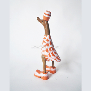 Figurine de canard en bambou écologique faite à la main artisanat décoratif pour les cadeaux d'anniversaire et la décoration intérieure - Product Image 3