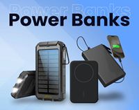 Banco de Energía de Alta Capacidad para Camping, con Pantalla LED Digital, Asa de Transporte, Carga Rápida, 30000 mAh, con Cable
