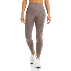 กางเกงเลกกิ้งออกกำลังกายแบบไร้รอยต่อสำหรับผู้หญิงกางเกงโยคะเอวสูงถุงน่องสำหรับใส่ออกกำลังกายเล่นฟิตเนสยืดได้ - Product Image 2