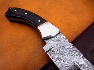Cuchillo de Cocina para Exteriores con Hoja de Acero de Damasco Hecha a Mano, Cuchillo Personalizado OEM con Hoja de Acero de Damasco - Product Image 3