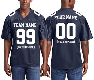 Logo d'équipe personnalisé maillot américain et de football chemises de football respirantes sublimées pour enfants adultes options de taille plus-Factory Direct - Product Image 4