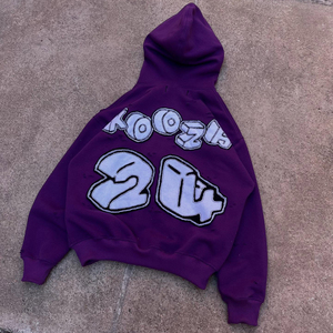 Nouveaux costumes à la mode en gros hommes personnalisés deux pièces à capuche et ensembles de jogger pour hommes survêtement Logo personnalisé bouffée impression costume - Product Image 4