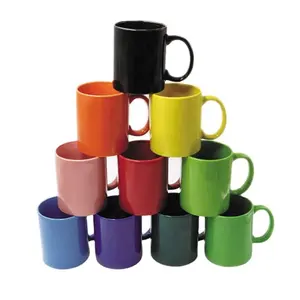 Y- Custom Kleur Geglazuurde Koffiemok Full Wrap Printing Keramische Kleurrijke Mok Sublimatie Printing Cup Voor Oven