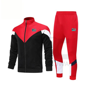 Dernier Design de survêtement d'hiver pour hommes, ensemble décontracté à manches longues de couleur noire unie 2023. - Product Image 1