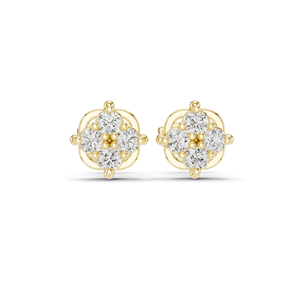 Pendientes de Diamantes de Laboratorio de 0.48 CT para Mujer, Claridad VVS-VS, Oro de 18KT, 14KT, 10KT y Plata 925, Oro Rosa, Amarillo y Blanco - Product Image 3