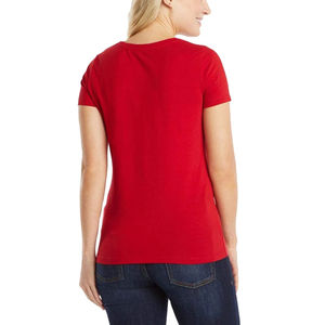 Women's 100% Cotton <b>T</b>-<b>Shirts</b> High Quality Deep Crew Neck Quick Dry & Breathable Plus Size Plain Design Short <b>Sleeve</b> for Winter - Product Image 1