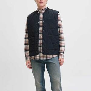 Chalecos de Diseño Personalizado al por Mayor, Proveedor Directo de Fábrica, Chaleco Ligero OEM ODM, Chaquetas Acolchadas sin Mangas para Hombre - Product Image 2