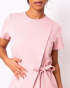 Uniforme de travail pour esthéticienne avec logo personnalisé Tunique de massage thaï pour femmes Uniformes de spa pour hôtel et salon de beauté Uniforme de travail - Product Image 3