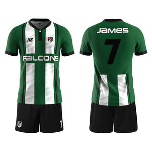 Kit de uniforme de fútbol personalizado para hombres, niños, niños, equipo de entrenamiento de fútbol, Jersey transpirable sublimado de poliéster - Product Image 1