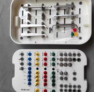 Ensemble d'instruments chirurgicaux dentaires en acier inoxydable Flex Periotomes et vis d'extraction des racines, instruments de chirurgie buccale - Product Image 1