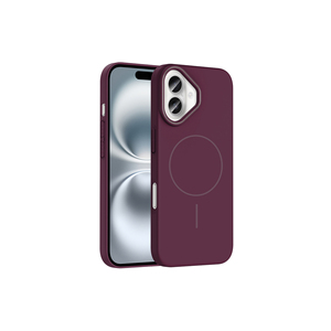 Étui en silicone ATA Ruby compatible MagSafe pour iPhone 16 Plus, de qualité supérieure, résistant aux chocs, protection de haute qualité - Product Image 1