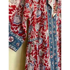 Robe Kurta Baroque BHOPALI, élégante, pour couvrir les maillots de bain - Product Image 3