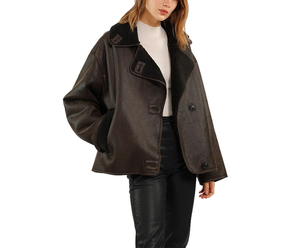 Mode de luxe de haute qualité automne printemps vestes courtes femmes hiver porte veste en cuir respirant pour femmes avec des prix bon marché - Product Image 2