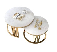 Fantaisie Vente Chaude Chêne PP En Plastique Nouveau Design Centre De Luxe Table pour Salon Café Table D'appoint en Rose Jaune Vert-pour Un Usage Domestique