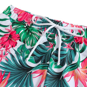 Premium Quality With Own Logo Comfortable Made In Pakistan Tropical Floral Print Drawstring <b>Beach</b> <b>Shorts</b> BY AMAZING INDUSTRIES - Product Image 5