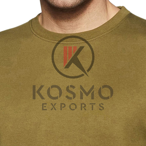 เสื้อสเวตเชิ้ตคอกลมผู้ชายขายดี คุณภาพสูง รับสกรีนโลโก้ MOQ ต่ำ สีพื้น สไตล์ลำลองใส่สบายสำหรับฤดูหนาว ผ้าฝ้าย 100% - Product Image 3