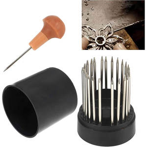 Ensemble d'outils de perlage professionnels en acier inoxydable Kit de fabrication de bijoux manuel Graver de sertissage de pierre réutilisable pour les débutants et les experts - Product Image 5