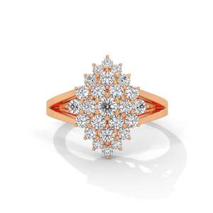 Bague en diamant de laboratoire enchantée - Product Image 6