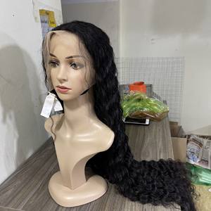 Perruques en cheveux humains pour femmes noires, vente en gros, cheveux vierges péruviens, perruque Lace Frontal transparente, offre spéciale - Product Image 3