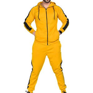 Traje de jogging sólido de maternidad con cierre de cordón de 2 piezas personalizado para hombres, Sudadera con capucha y forro polar de algodón 100% de alta calidad - Product Image 1