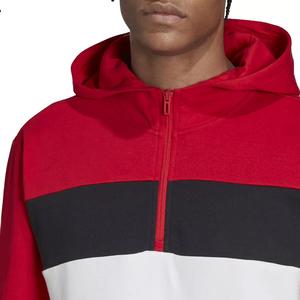 Best Selling High Quality <b>Mens</b> Quarter-<b>Zip</b> Blank Track <b>Top</b> Recycle Polyester Hoodies With Side Pockets - Product Image 5