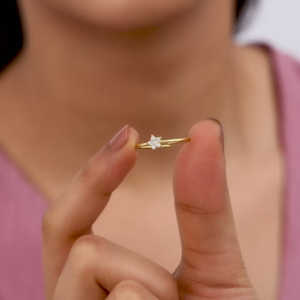 แหวนชุบทองขายดีเครื่องประดับทันสมัยทันสมัยเครื่องประดับผู้หญิงหรูหราเหมาะสำหรับงานเลี้ยงงานแต่งงาน - Product Image 3