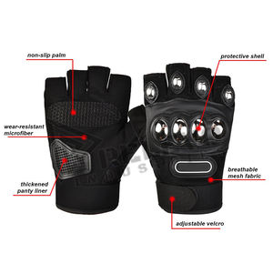 Guantes Deportivos Unisex Antideslizantes para Ciclismo, Medios Dedos, sin Dedos, Transpirables, para Verano, para Mujer - Product Image 5