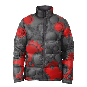 Hot Sale Latest Design Puffer Jackets Plus Size Puffer Jacket Custom Patches Winter Hooded Bubble Puffer Jacket For Men's - Product Image 5