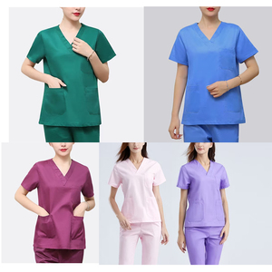 Uniforme médical tissé ODM personnalisé, vêtements de santé au Bangladesh, ensembles de blouses d'hôpital unisexes, fabricant de vêtements pour médecins et infirmières, vente en gros - Product Image 4